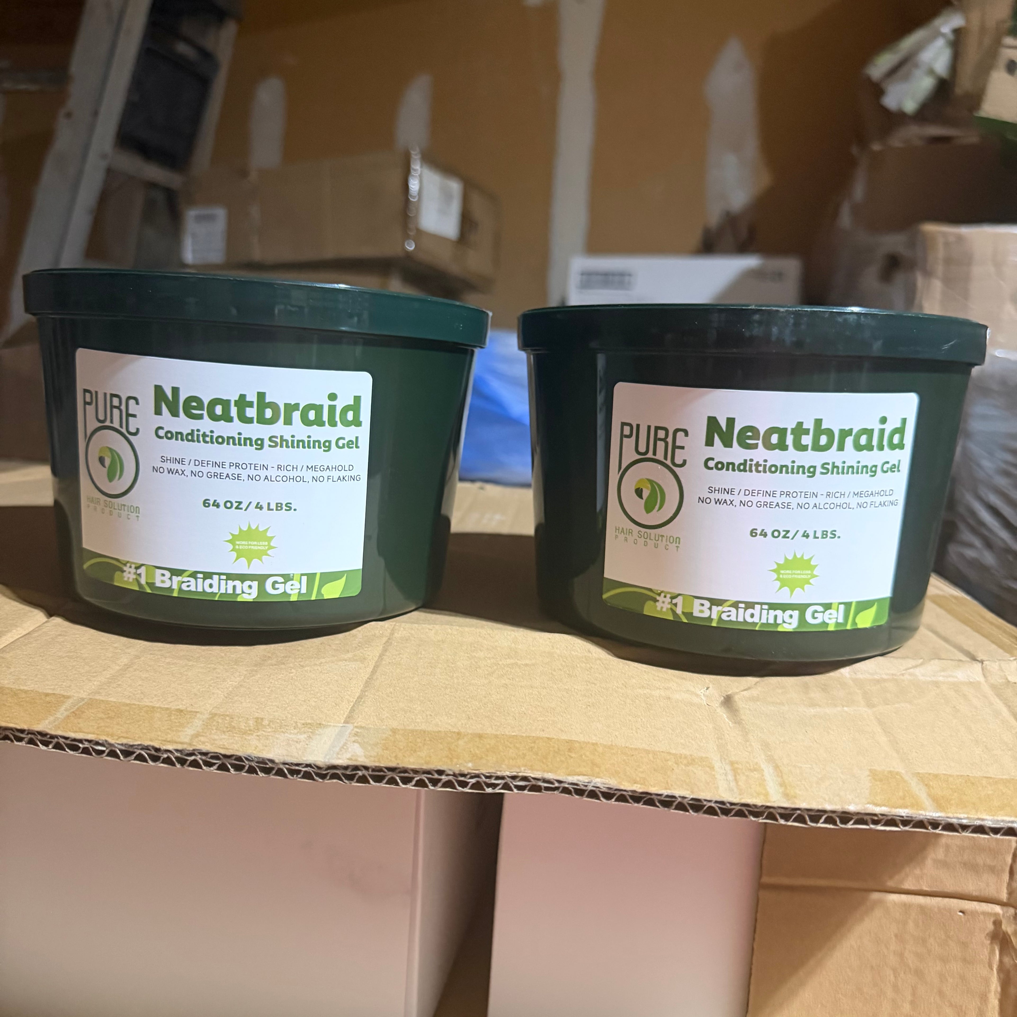 Pure neat braid gel 64oz