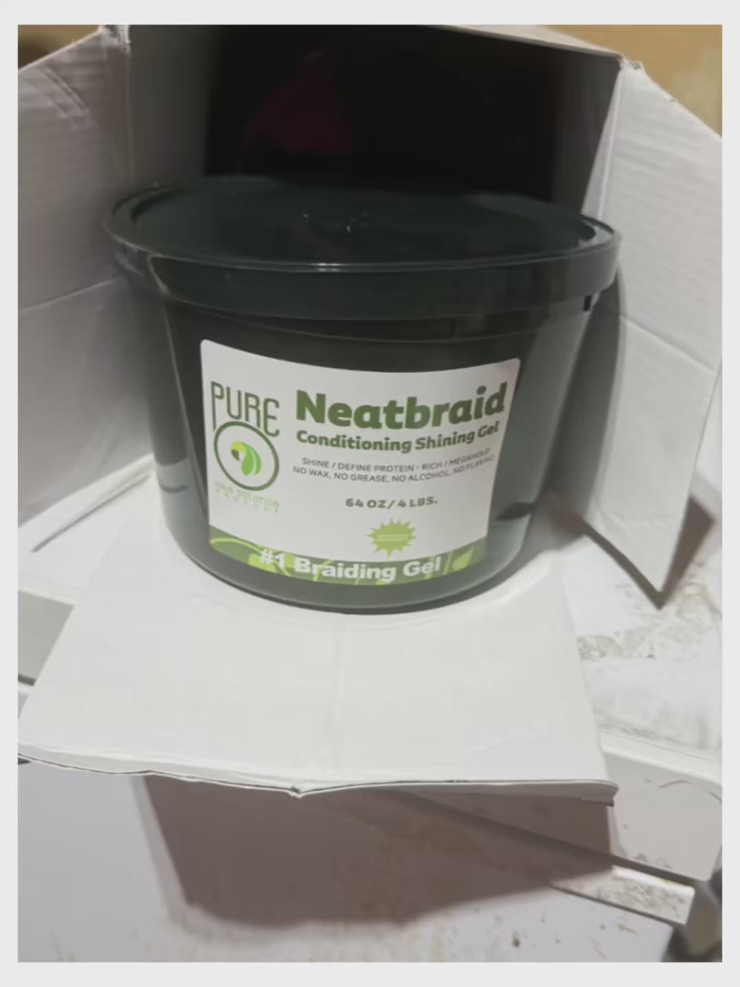 Pure neat braid gel 64oz